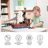 Zopa Wooden Pirate Ship - Mari Kali Stores Cyprus
